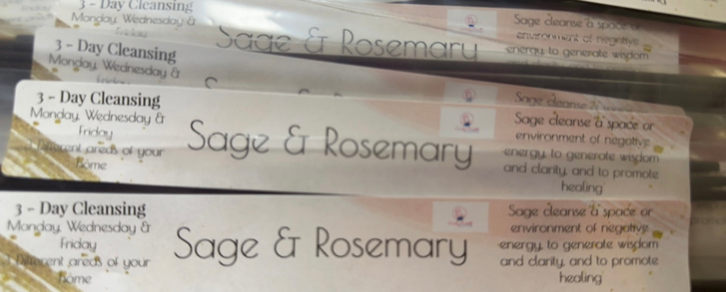 Sage & Rosemary Incense Sticks